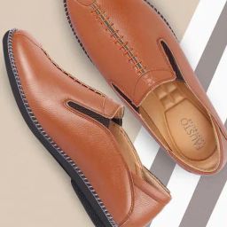 Fausto Men's Tan Casual Loafers-image-21