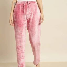 Sweet Dreams Pink Plain Lounge Pants-image-42