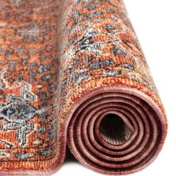 Obsessions Rust Anti-Static Traditional Machine Made Classical Carpet - Large image 4