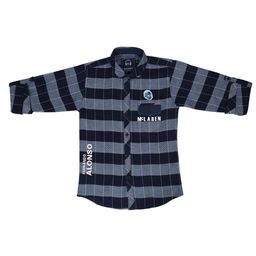MashUp Boys Classic Opaque Checked Casual Shirt-image-123