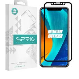 Sprig Edge To Edge Tempered Glass for Apple iPhone XS Max (Pack of 1)-image-95