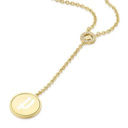 Police Lucky Star Golden Opera Necklace for Women-31
