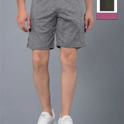 Force NXT Grey & Olive Regular Fit Sports Shorts- Pack Of 2-image-66