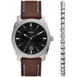 Fossil FS6081SET Machine Analog Watch for Men With Bracelet-16
