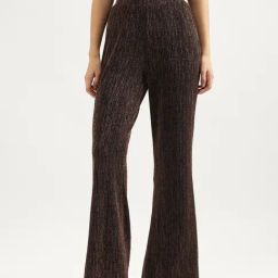 United Colors of Benetton Black Self Trousers-image-87