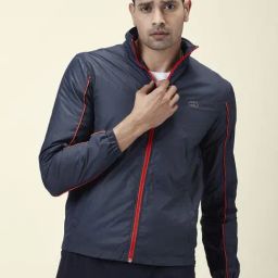 Ajile By Pantaloons Navy Regular Fit Jacket-image-29
