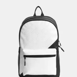 Jack & Jones Black Logo Print Backpack-image-5