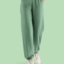 Nite Flite Olive Regular Fit Mid Rise Joggers-image-49