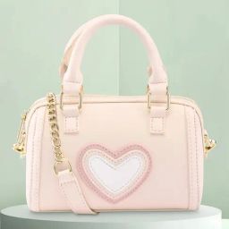 Fastrack Valentine Pops Pink Solid Small Sling Handbag-image-69