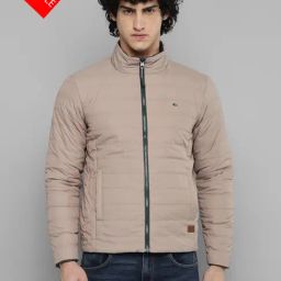 Allen cooper Beige & Green Regular Fit Reversible Jacket-picture-39