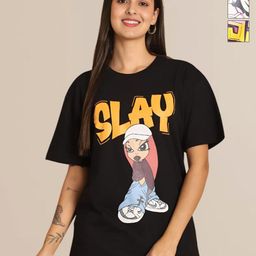 Mast & Harbour Pack Of 3 Typography Printed Round Neck Cotton Oversized T-shirt-image-47