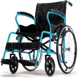 Karma Black and Blue Self-Propelled Wheelchair, Ryder 3-image-1