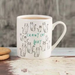 KitchenCraft White Ceramic Home Cat Can Mug (0.31 L)-image-29