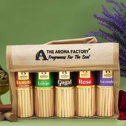 The Aroma Factory Beige 5 Pieces Wooden Incense Sticks-image-58