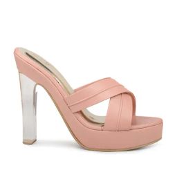 Inc.5 Women's Peach Cross Strap Sandals-image-28