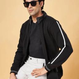 Byford by Pantaloons Black Slim Fit Printed Sweatshirt-image-57