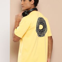 Alcis Men Typography Printed Drop-Shoulder Sleeves Dry Tech Sports T-shirt-image-61