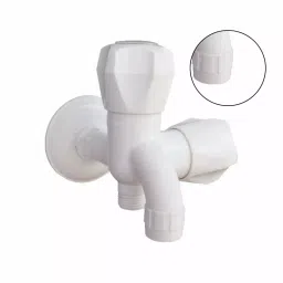APL Apollo TP277 Continental 2 Way Bib Tap with Flange White image 3