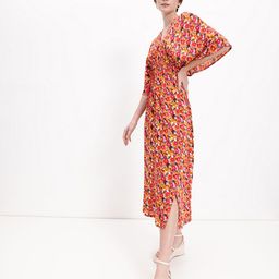 DressBerry Smock Waist Autumnal Splendor Midi Dress-image-75