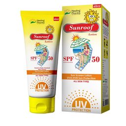 Healing Pharma Sunroof SPF 50 UVA+UVB Face & Body Sunscreen Lotion - 60ml-18
