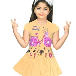 YALZZ Print A-Line Dress-picture-4