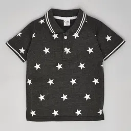 BAESD Boys Printed Polo Collar T-shirt-56