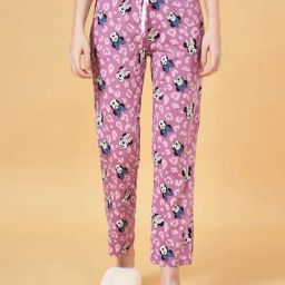 Dreamz by Pantaloons Lilac Cotton Printed Pyjamas-image-94