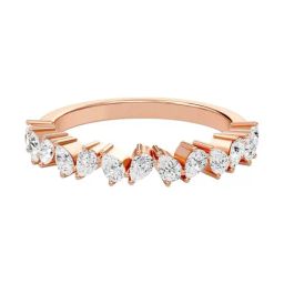 SHINE ETERNAL Lab Grown Diamond 14k (585) Rose Gold Ring for Women-picture-12