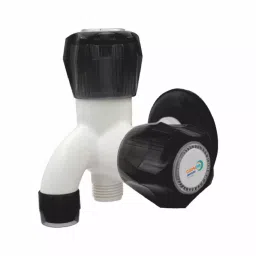 APL Apollo TP278 Spark 2 Way Bib Tap with Flange White & Black image 2