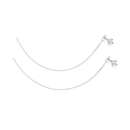 Taraash Heart Charm 925 Sterling Silver Anklet-image-7