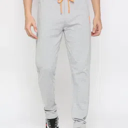 UnderJeans by Spykar Grey Regular Fit Trackpants-image-5