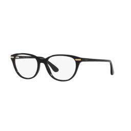 Vogue Eyewear Black Oval Eye Frames for Women-picture-27