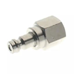 RS PRO Nickel Plated Brass Male Coupler Nipple, G 1/8 Female 1/8in Threaded Model No 1761961-24