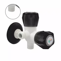 APL Apollo TP275 Spark 2 Way Angle Valve with Flange White & Black image 3