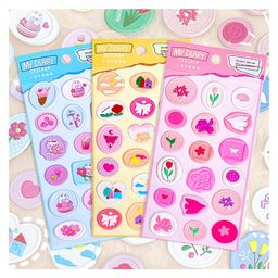 Bunie 3D Cute Puffy Kawaii Stickers SetPack of 3 Sheets Multicolor-image-64