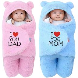 OYO BABY Embroidered combo Crib Baby Blanket for Heavy WinterPack of 2 (Woollen Blend, Pink + Blue)-image-31