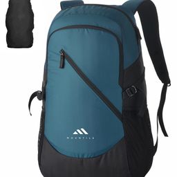 MOUNTILE HORIZON 40 L Travel Backpack for Men & Women, 40 Litre Laptop Backpack with Rain Cover Casual Bag for trekking Hiking MTL04 Englishblue-image-86