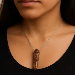 Zhupuk Unisex Square Brown Pendants-picture-22