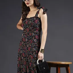 emeros Paisley Printed Shoulder Straps Basic Jumpsuit-picture-2