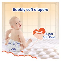 super cute Super Cutes Pullups Pant Style Diaper Super Soft and Rash Free with Wetness Indicator Extra Large  - 54 Pieces image 3