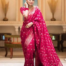 VILLE FASHION Woven Design Zari Saree-picture-24