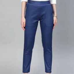Jaipur Kurti Royal Blue Mid Rise Pants-image-48