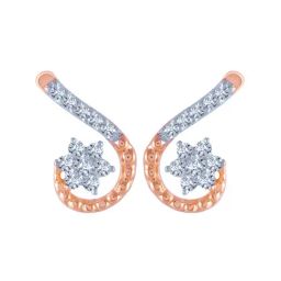 P.C. Chandra Jewellers 14 kt Gold & Diamond Earrings-image-89