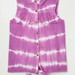 Fame Forever by Lifestyle Kids Lavender Cotton Printed Top-image-25