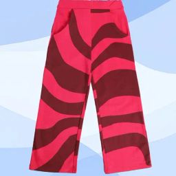MINIKLUB Kids Maroon Graphic Print Pants-image-50