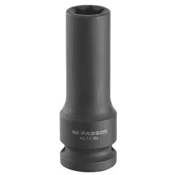 FACOM 12.7 mm (1/2 Inch) Square Drive Deep Torx Female Impact Socket 11.12 mm, NSTX.12L-23
