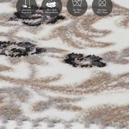 Obsessions Grey Polypropylene Carpet - Medium image 5