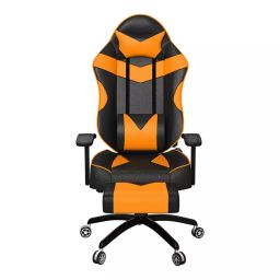 REKART Ergonomic Gaming Chair with Footrest, P.U Moulded Foam, Adjustable Arm Rest (MF3 Orange)-image-35
