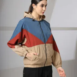 Chkokko Multicolored Color-Block Jacket image 3
