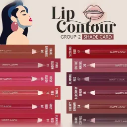 Matt Look Colorite Lip Contour 02 Ruby Red - 0.09 gm image 2